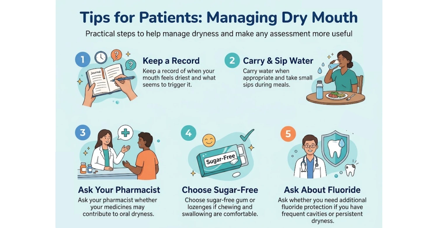 Dry Mouth Medicine infographic